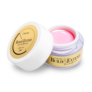 Clavier Samopoziomujący trójfazowy żel budujący Build&Extend Pazurki Stachurki Creamy Pink, 30g