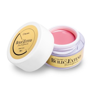 Clavier Samopoziomujący trójfazowy żel budujący Build&Extend Pazurki Stachurki Cover Rose, 30g