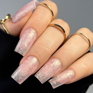 Clavier Ultra lśniący żel budujący UltraShining Builder Gel, Glitter & Flakes 01 Say My Name, 30g