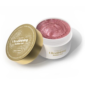 Clavier Ultralśniący żel budujący UltraShining Builder Gel, Glitter & Flakes 04 Call Me Queen, 30g