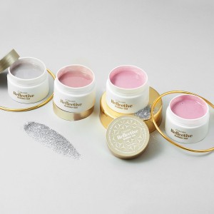 Clavier Refleksyjny żel budujący Reflective Builder Gel Flash & Shine, przedłużanie paznokci, Nude Glow 04, 30 g.