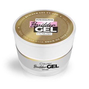 Clavier Żel budujący do paznokci UV/LED builder gel by, POWDER PINK, 30g