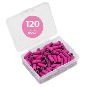 Clavier Nakładki ścierne na mini Mandrel 3 mm, gradacja 120, do manicure, pedicure, (100 sztuk)