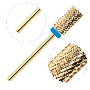 Clavier Frez do żelu karbidowy z węglika spiekanego, walec 3/32 Large Barrel Gold(M) niebieski (średni)