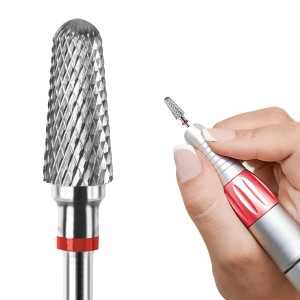 Clavier Frez Karbidowy z Węglika Spiekanego, stożek 3/32 Umbrella(F) czerwony (delikatny)