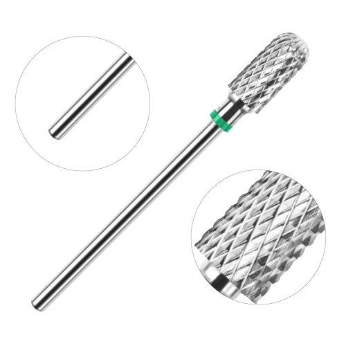 Clavier Frez do ściągania hybryd, karbidowy z węglika spiekanego, walec 3/32 Barrel Ball(C) zielony (mocny)