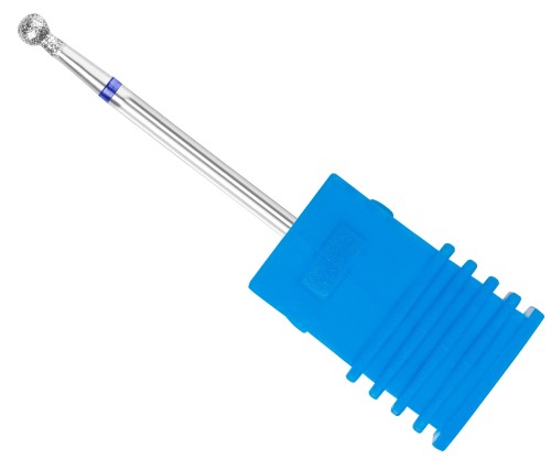 Clavier Frez diamentowy kulka do skórek hybryd żelu kulka 3mm /FRD 720 13, średni (niebieski)
