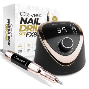 Clavier Profesjonalna frezarka do paznokci FX 830, moc 65W, pedicure, czarna