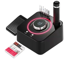 Clavier Profesjonalna Frezarka 80W do manicure, paznokci, pedicure, FX 1080, 40000 RPM, black