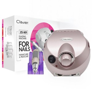 Clavier Frezarka do paznokci, pedicure ZS 601, 65W, rose gold