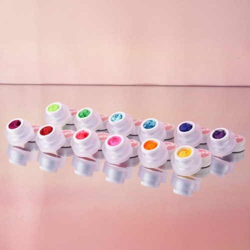 Clavier Nailsology Zestaw żeli 3w1 Baby Boomer Ombre Rainbow stylizacja paznokci