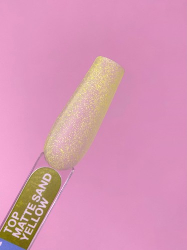 Lunamoon Top Matte Sand Yellow 13 ml 2