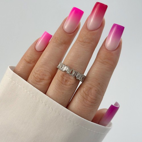 Clavier - Nailsology Zestaw żeli 3w1 Baby Boomer, Ombre Rainbow (R01 R04), 4szt.