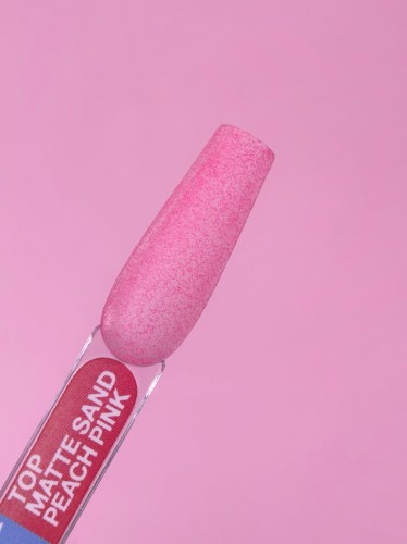 Lunamoon Top Matte Sand Peach Pink 13 ml 2