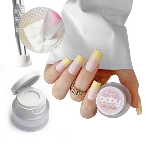 Clavier Baby Boomer żel 3w1 P10 Vanille do efektu ombre i nail art