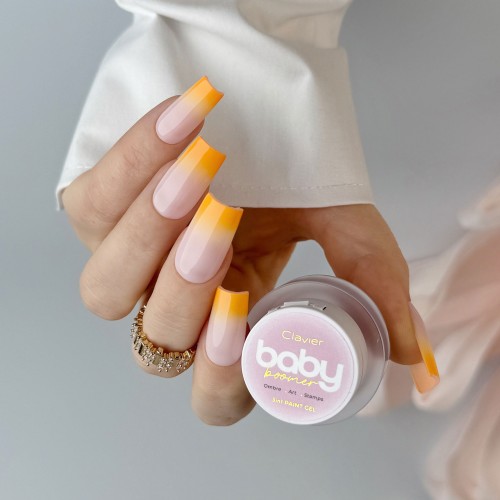 Clavier Baby Boomer żel 3w1 P09 Orangelle do ombre zdobień i stampingu