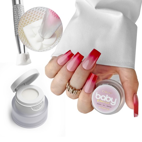 Clavier Baby Boomer paint gel 3w1, Ombre, Art, Stamps, R02 Strawberry, 3g.