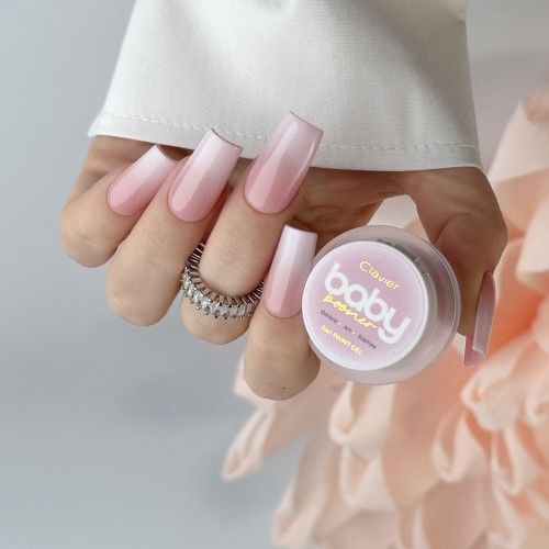 Clavier - Nailsology Baby Boomer żel 3w1, Ombre, Art, Stamps, F03 Sweetie, 3g.
