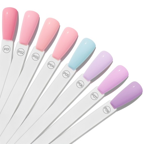 Clavier - Nailsology Zestaw żeli 3w1 Baby Boomer, Ombre, Art, Stamps, 20szt.