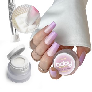 Clavier - Nailsology Baby Boomer żel 3w1, ombre żel, Art, Stamps, P07 Florelle, 3g.