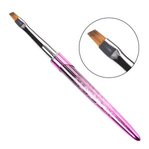 Clavier Pędzelek skośny do zdobień i żelu One Stroke rozmiar 4 / nr 6