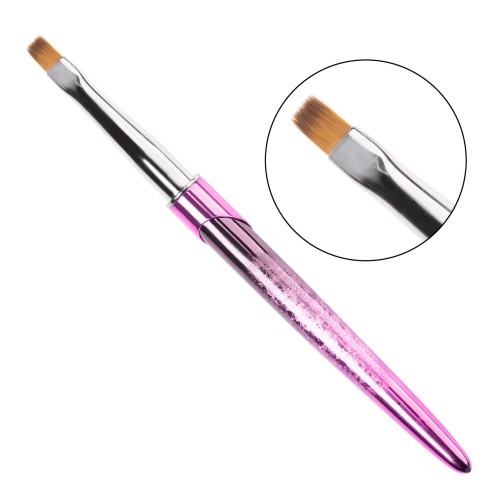 Clavier Zestaw Pędzelków do manicure, profesjonalny, do zdobień paznokci, żelu ombre 10szt.