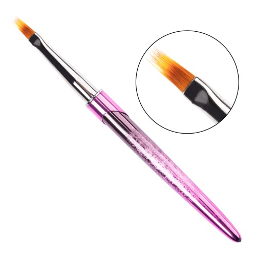 Clavier Zestaw Pędzelków do manicure, profesjonalny, do zdobień paznokci, żelu ombre 10szt.