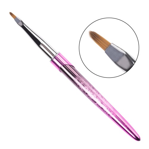 Clavier Zestaw Pędzelków do manicure, profesjonalny, do zdobień paznokci, żelu ombre 10szt.