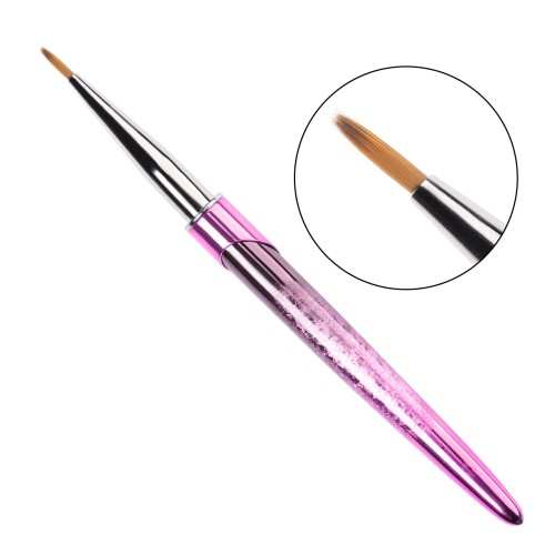 Clavier Zestaw Pędzelków do manicure, profesjonalny, do zdobień paznokci, żelu ombre 10szt.