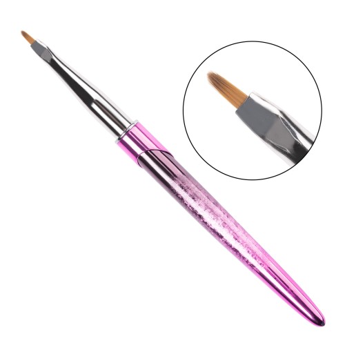 Clavier Zestaw Pędzelków do manicure, profesjonalny, do zdobień paznokci, żelu ombre 10szt.