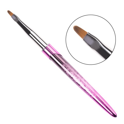 Clavier Zestaw Pędzelków do manicure, profesjonalny, do zdobień paznokci, żelu ombre 10szt.