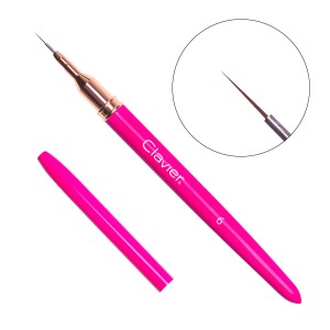 Clavier Pędzelek do zdobień MAGENTA,6mm nr.01