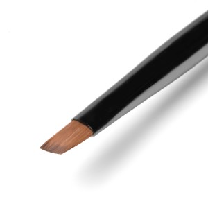 Clavier Pędzelek do żelu i akrylożelu 04 skośny One Stroke czarny