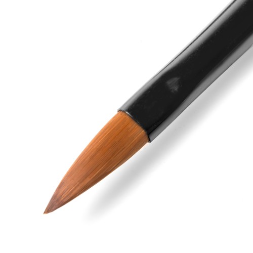 Clavier Pędzelek do akrylu zdobień akrylowych akwarelowych 08 srebrny 10mm