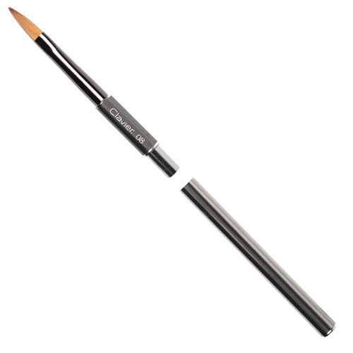 Clavier Pędzelek do akrylu zdobień akrylowych akwarelowych 08 srebrny 10mm