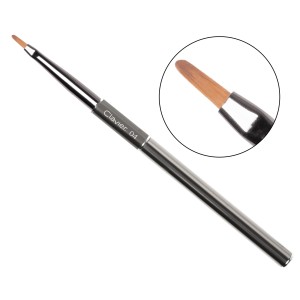 Clavier Pędzelek do cieniowania, do zdobień, akwareli Zhostovo 04 srebrny 7.2mm