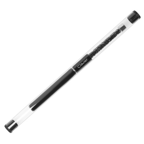 Clavier Pędzelek do żelu z cyrkoniami #6 KRYSZTAŁKI czarny