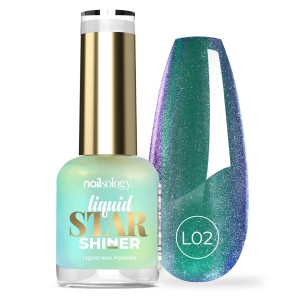 Clavier - Nailsology Pyłek w płynie Liquid STAR Shiner, LACERTA L02, 8ml