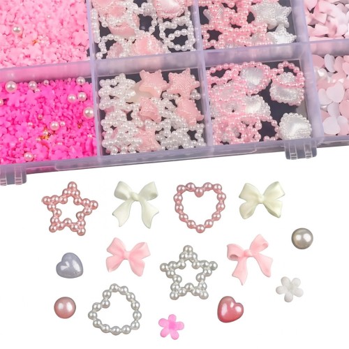 Clavier Ozdoba do paznokci 3D w kasetce 12szt. nr 84