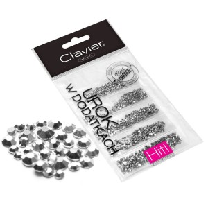 Clavier Cyrkonie 5w1, 1440 szt. do manicure, paznokci dżety 004