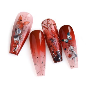 Clavier Naklejki do paznokci, DIY Nail Decals, halloween, gotycka elegancja, ozdoba nr. 96