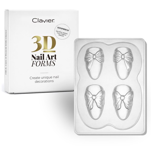 Clavier Formy silikonowe 3D nr 09 do trójwymiarowych zdobień paznokci