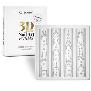 Clavier Silikonowe formy do ozdób 3D Nail Art Forms, nr.08