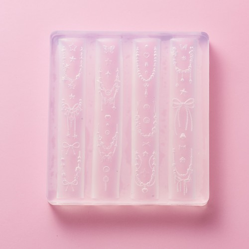 Clavier Silikonowe formy do ozdób 3D Nail Art Forms, nr.08
