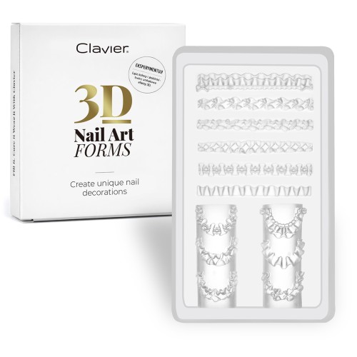 Clavier Formy silikonowe do ozdób 3D Nail Art Forms, nr.07