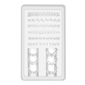 Clavier Formy silikonowe do ozdób 3D Nail Art Forms, nr.07