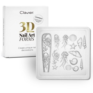 Clavier Formy silikonowe do ozdób 3D Nail Art Forms, nr.06