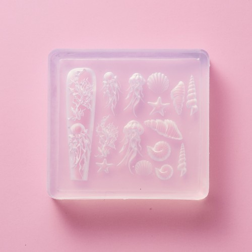 Clavier Formy silikonowe 3D Nail Art Forms nr 06 do zdobień trójwymiarowych paznokci