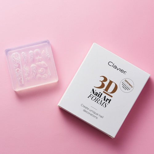 Clavier Formy silikonowe 3D Nail Art Forms nr 06 do zdobień trójwymiarowych paznokci