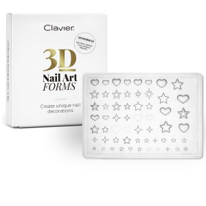 Clavier Formy silikonowe do Nail Art Forms 3D, nr.05